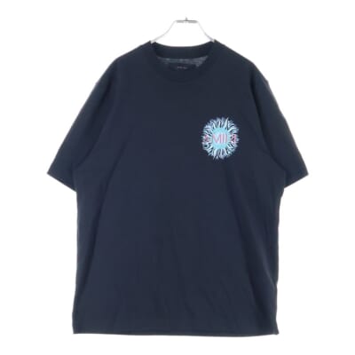 Sun Print Tee サンプリント ロゴ 半袖Tシャツ ブラック Bランク
