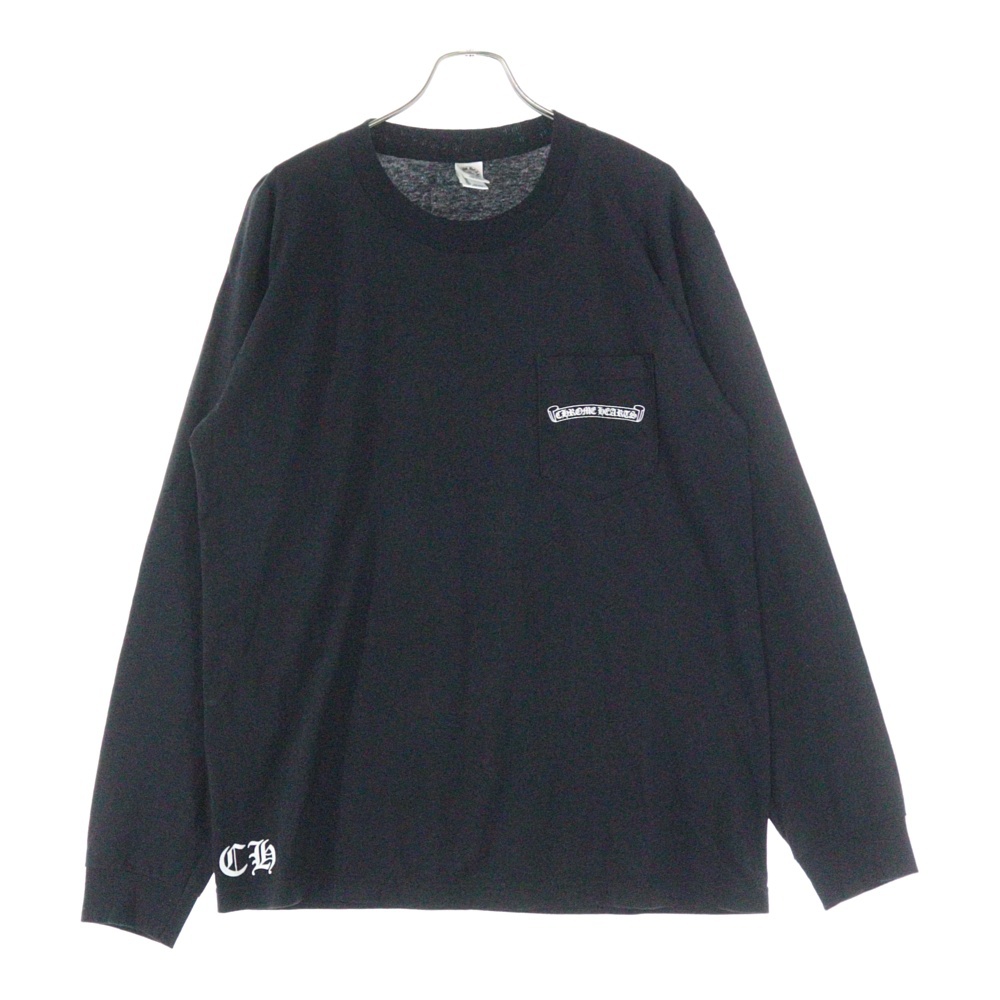 CH PLS L/S STAFF TEE CHプラスプリント ロングTシャツ スタッフ限定 ブラック Bランク