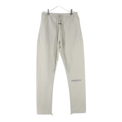 NYLON TRACK PANTS ラバーロゴ ナイロントラックパンツ グレー Sランク