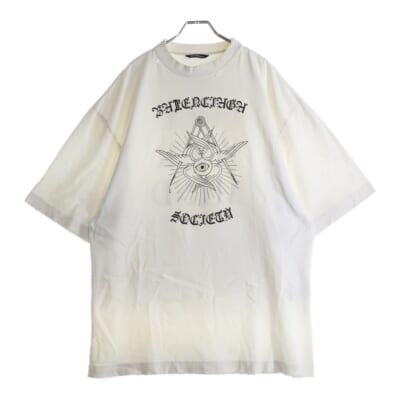 20AW FREE YOUR MIND T-SHIRT フリーマインド 半袖カットソー 半袖Tシャツ ホワイト 641614 TJV78 Bランク