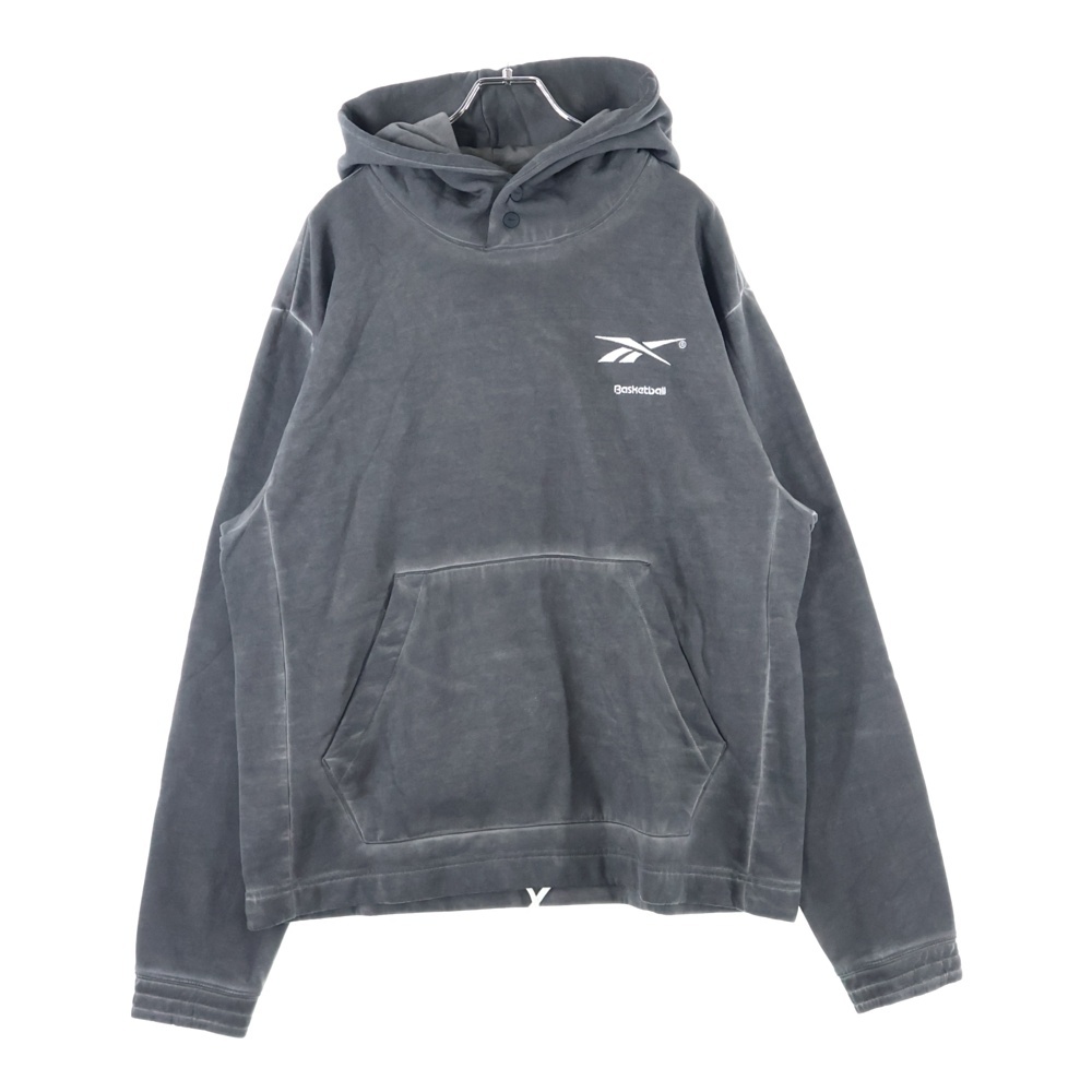 フロントロゴプルオーバーパーカー IA2416 チャコール Sランク