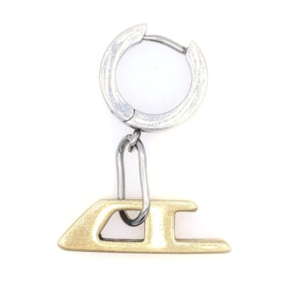 Dロゴピアス シルバー Bランク