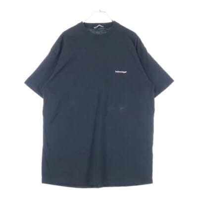 ミニロゴプリント 半袖Tシャツカットソー ブラック 486032 Bランク