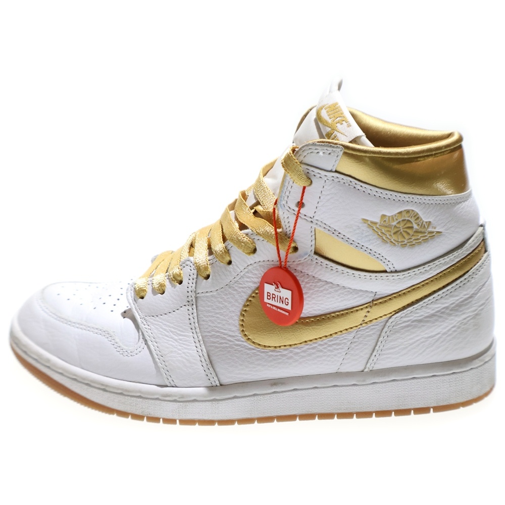 ナイキ WMNS AIR JORDAN 1 RETRO HIGH OG METALLIC GOLD ウィメンズ 