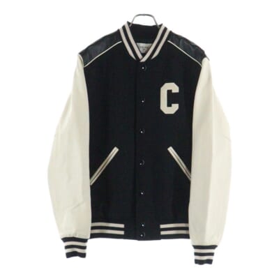 クラシックCロゴ テディジャケット ブルゾン ブラック/ホワイト 2V56D896C Bランク