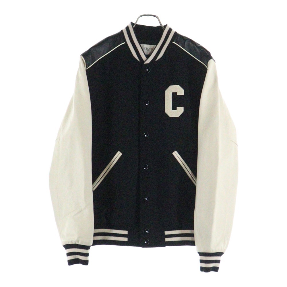 クラシックCロゴ テディジャケット ブルゾン ブラック/ホワイト 2V56D896C Bランク