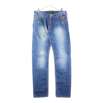 ダメージ加工 デニムパンツ インディゴ Bランク