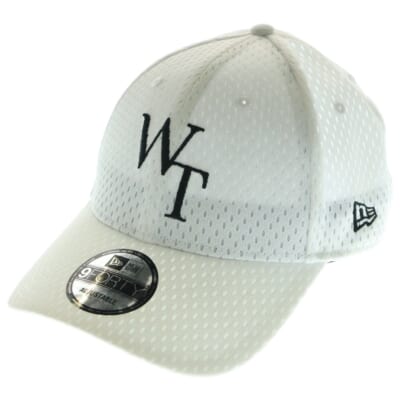 ×NEW ERA /9FORTY CAP POLY WTロゴ刺繍 メッシュキャップ 251NENED-HT01 ホワイト Aランク