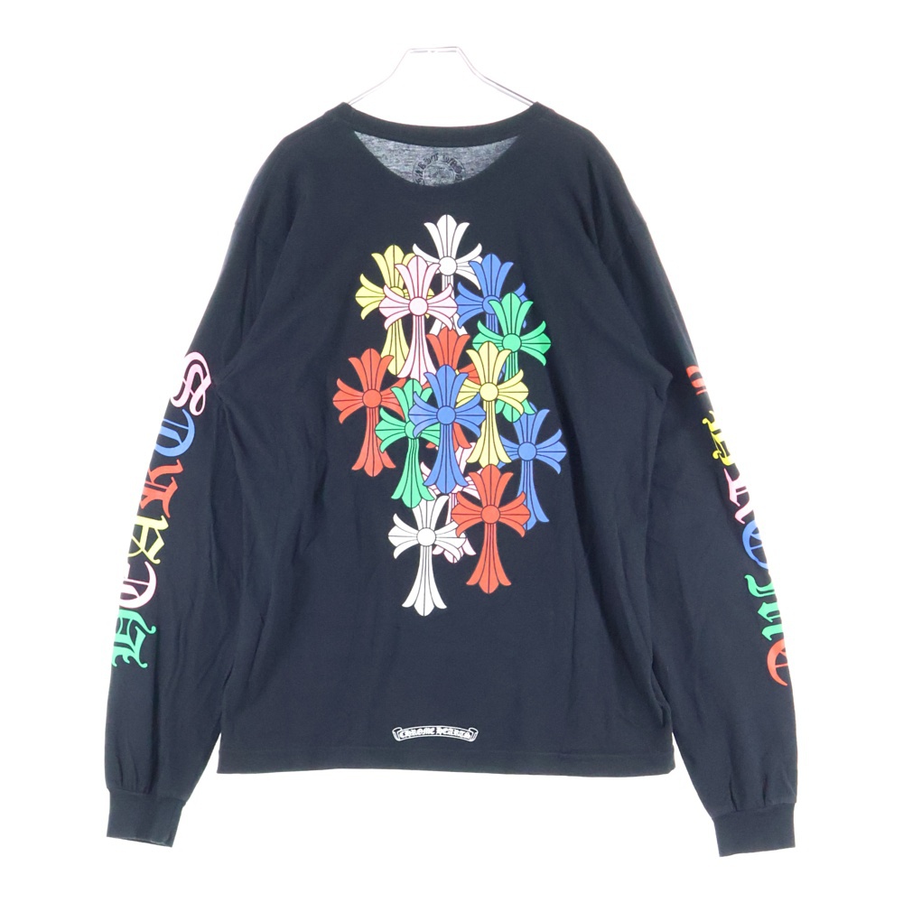 CEM CRS LS マルチセメタリークロスプリント長袖Tシャツ カットソー ブラック Bランク