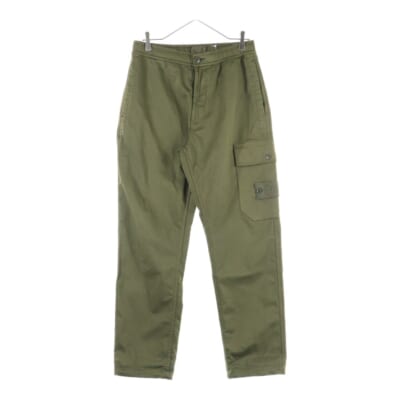 COTTON TWILL STRETCH-TC レギュラー テーパードフィット カーゴパンツ カーキ 8115336F6 Bランク