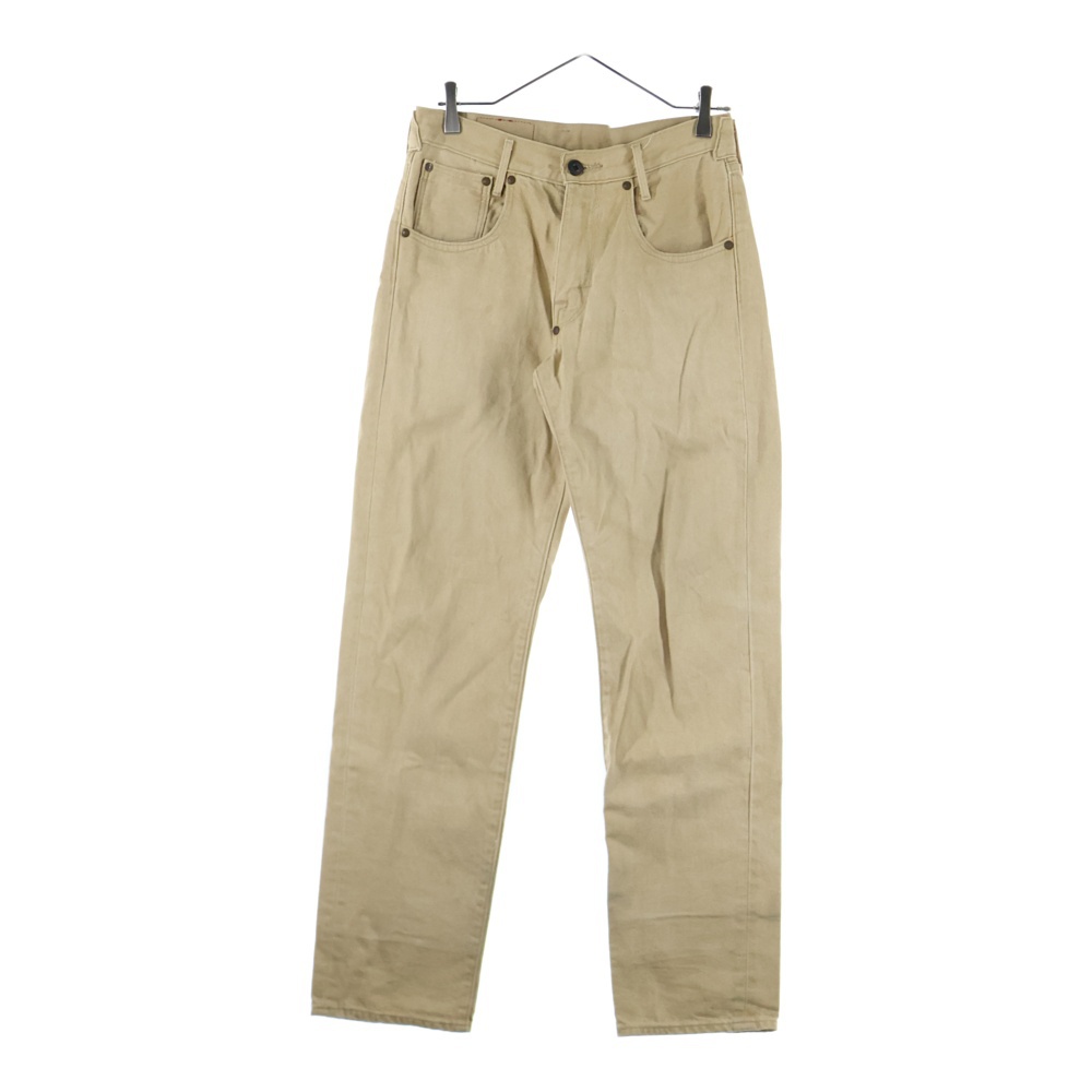 550 ジップフライ デニムパンツ ベージュ PC9-A2694-0002 Bランク