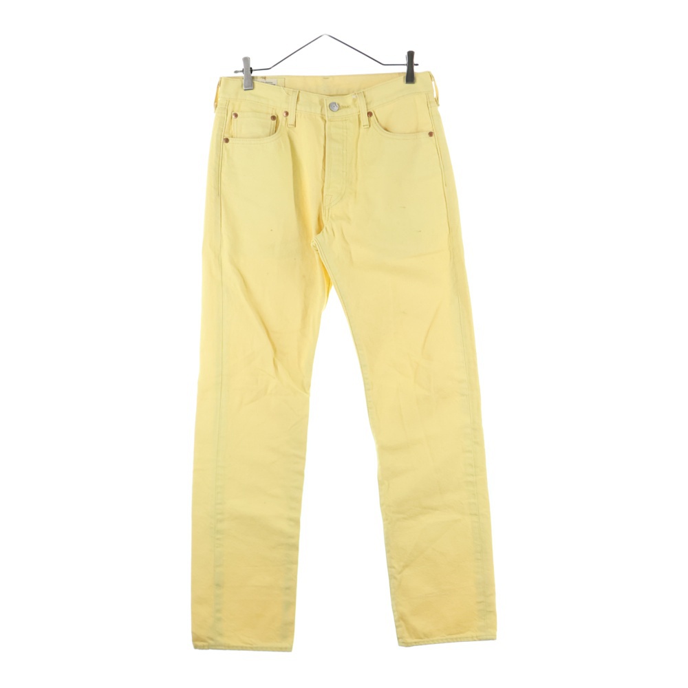 501 ボタンフライ ストレートデニムパンツ イエロー PC9-00501-3296 Bランク