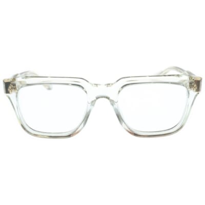 AMBIDIXTROUS CHプラステンプル スクエアクリアフレーム アイウェア 眼鏡 クリア/ゴールド Bランク