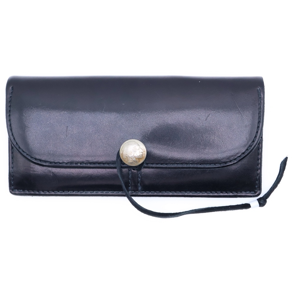 美品　ゴローズ　中財布　コンチョ、ビーズ付き goro's - ゴローズ 中財布 金メタル付きコンチョカスタムの通販