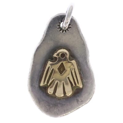 【オールド】イーグルヒヨコ印台メタル ペンダントトップ シルバー/ゴールド Bランク