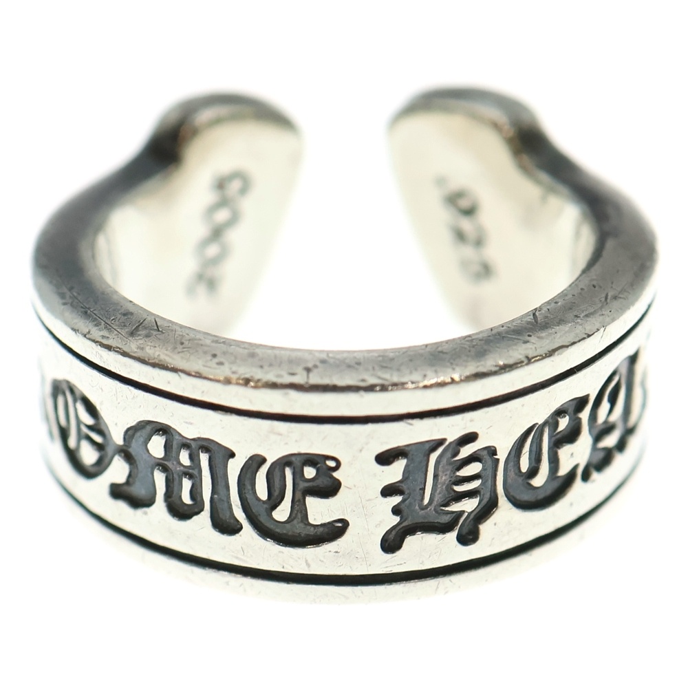 LG SCROLL LABEL ラージスクロールラベル リング シルバーBCA383 Bランク