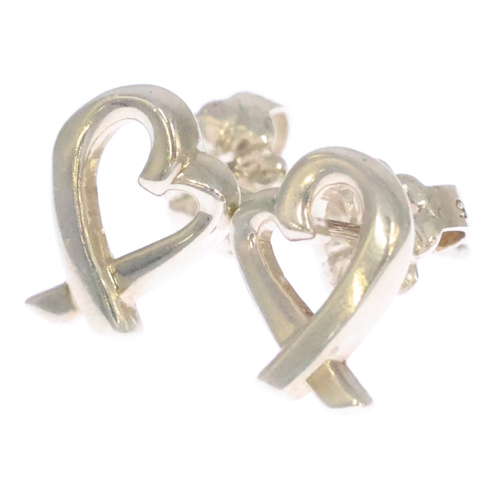 ティファニー パロマピカソ ラビングハート ピアス シルバー Sv925 1.6