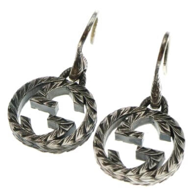 インターロッキングG シルバーピアス 457109 J8400 0811 Bランク