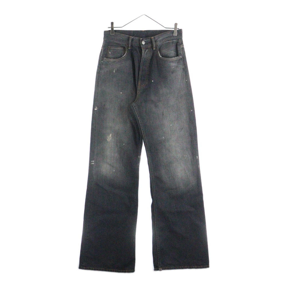 2021M BLACK TRAFALGAR ルーズフィット ブラックデニムパンツ ブラック B00393- Bランク