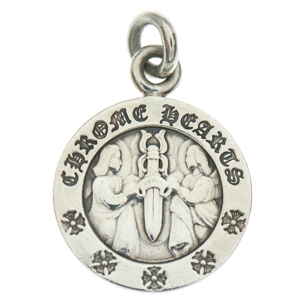 CHRM ANGL MDL V2 エンジェルメダルチャーム ペンダントトップ シルバーBCA229 Bランク