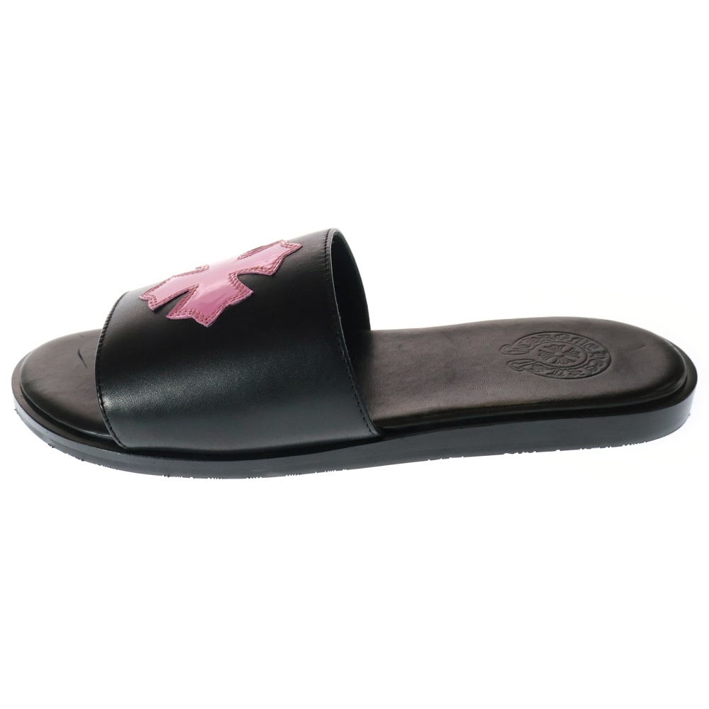 CH SLIDE LEATHER CHプラスパッチレザーサンダル Bランク