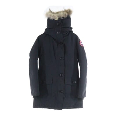 BRONTE PARKA ブロンテ パーカー フーデッドジップアップファーダウンジャケット ブラック レディース 2603JL Bランク