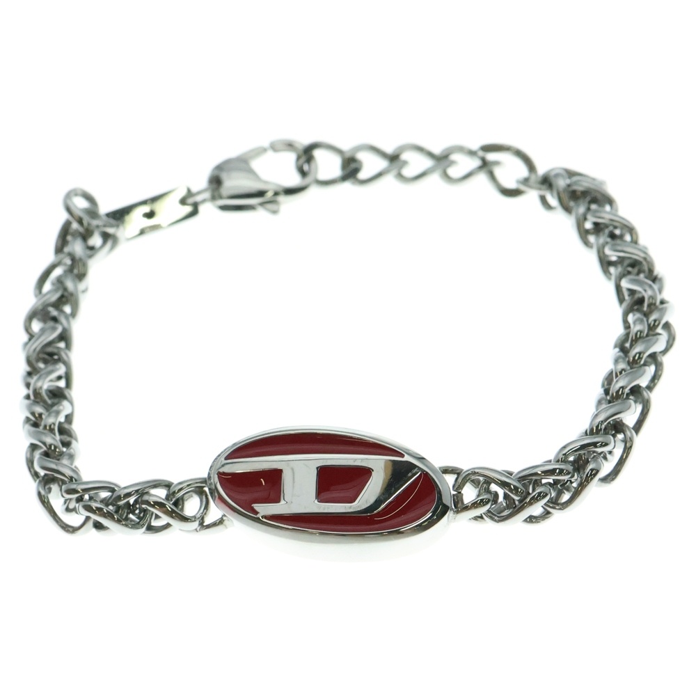 STEEL Dロゴ シルバーチェーン ブレスレット DX1445040 Aランク