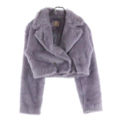 RESEXXY リゼクシー 152460269001 ファークロップドブルゾン パープル レディース Bランク