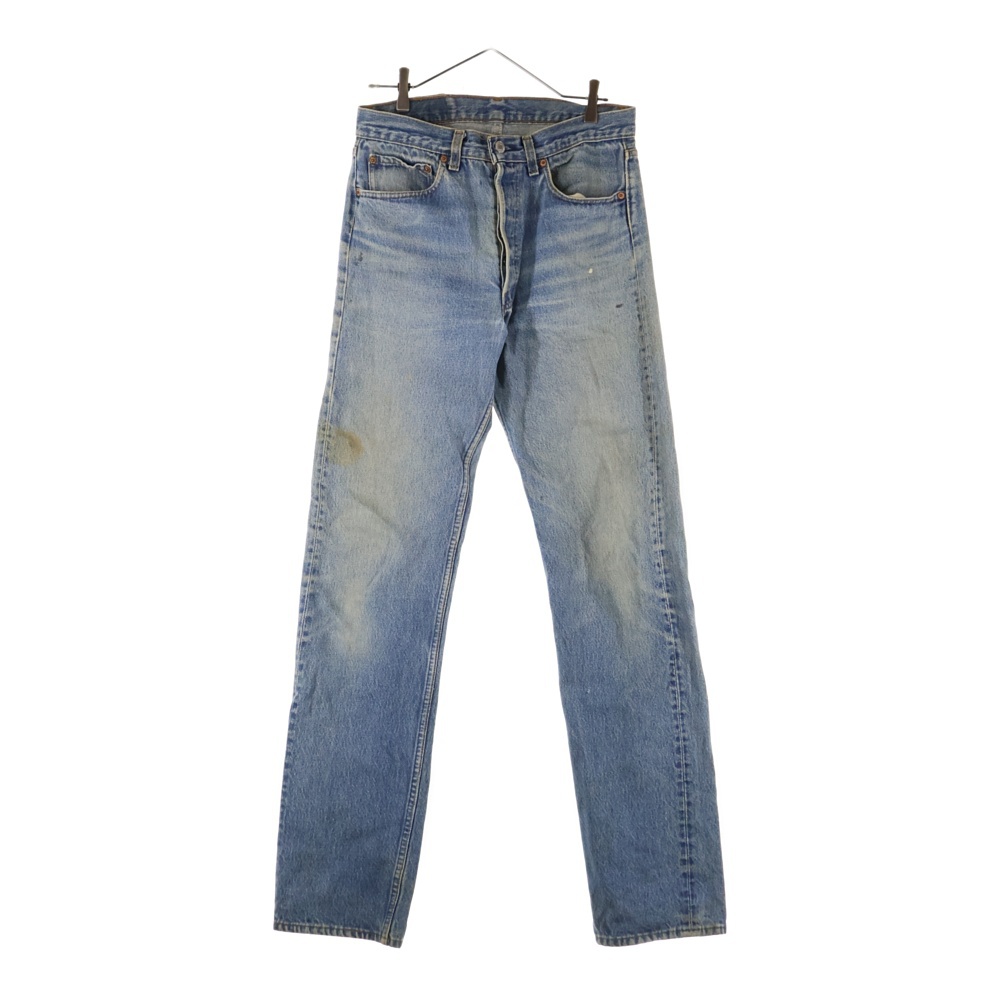 80-90s VINTGE 501XX 復刻 ボタン裏刻印552 ボタンフライ ストレート デニム パンツ インディゴ 501-0117 Bランク