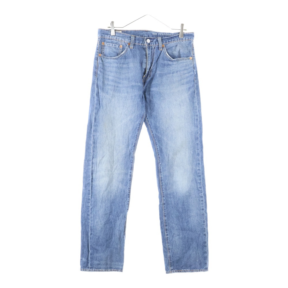 PREMIUM 505 プレミアム ジップフライ レギュラー ストレート デニム パンツ インディゴ 00505-1696 Bランク