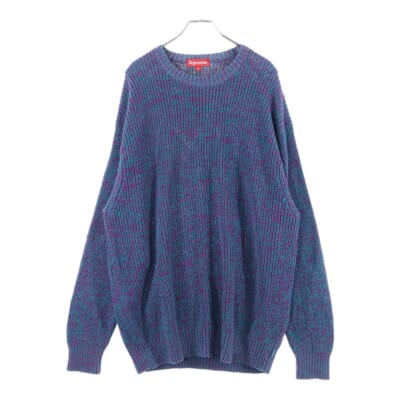 21AW Melange Rib Knit Sweater Small Box Logo スモールボックスロゴ メランジリブニット セーター マルチカラー Bランク