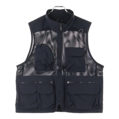 UTILITY MESH VEST ユーティリティ メッシュ マルチポケット ベスト ブラック NP22431 Bランク