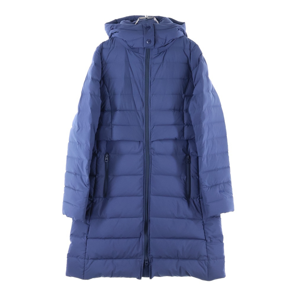 ゴルフ ボアライニング ジップアップ フーデット ダウンベンチコート ジャケット ネイビー SX4GL250 Bランク