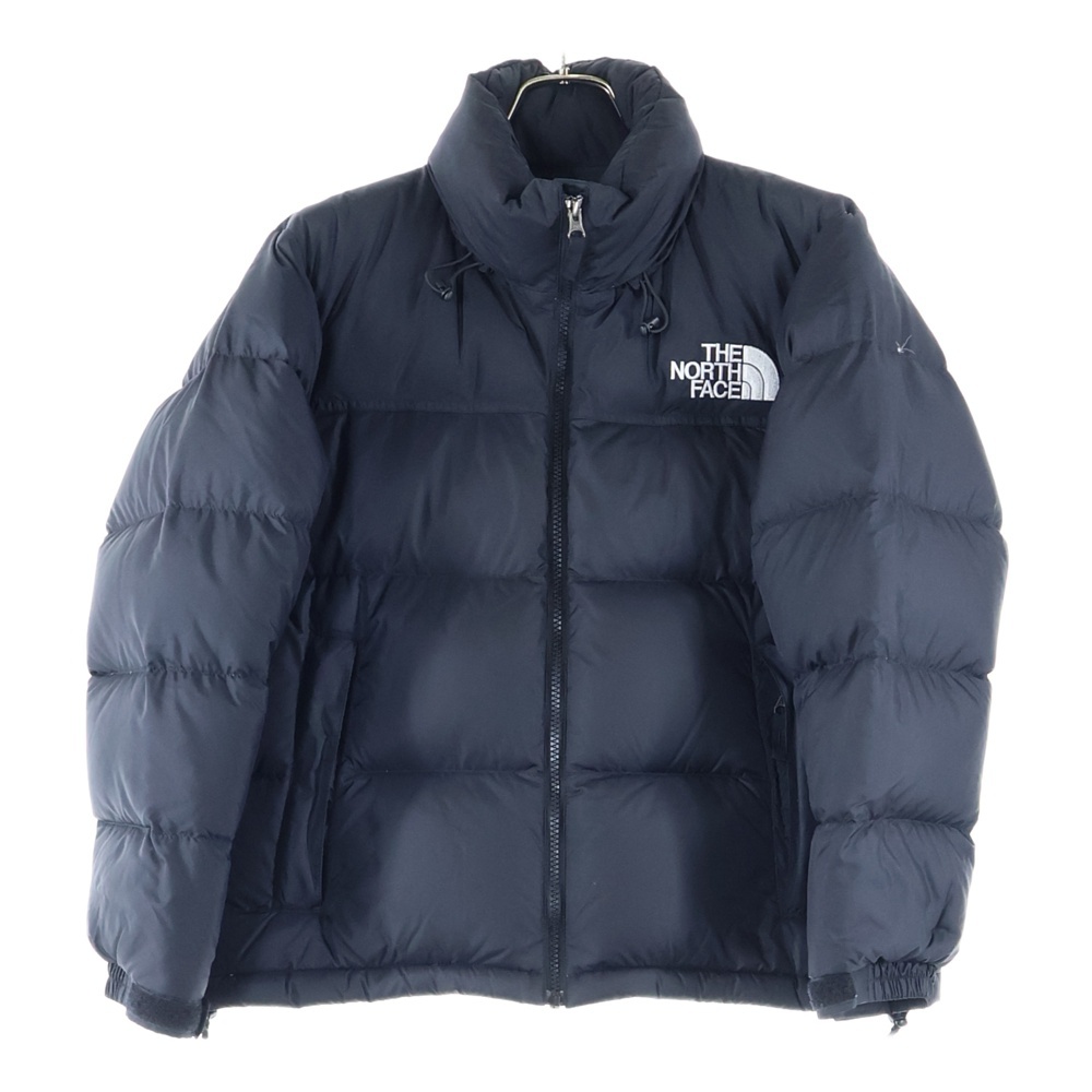 SHORT NUPTSE JACKET ショート ヌプシ 胸ロゴデザイン ジップアップ ダウンジャケット レディース ブラック NDW92232 Bランク