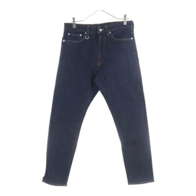 RIGID DENIM TAPERED PANTS リジェット ジップアップ テーパード デニムパンツ インディゴ UE-232005 Bランク