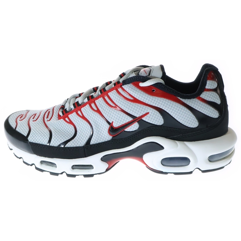 ナイキ AIR MAX PLUS BLACK WHITE UNIVERSITY RED エアマックス プラス