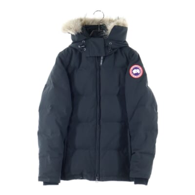 CHELSEA PARKA チェルシーパーカー ジップアップフーデットファーダウンジャケット レディース ブラック 3804L Bランク