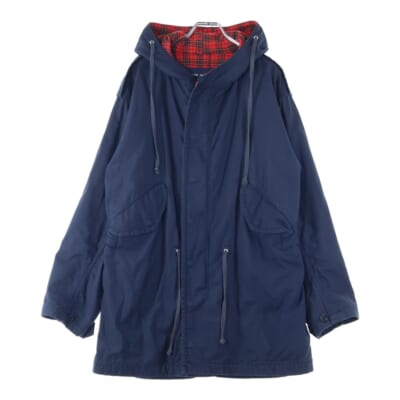 06AW AD2006 コットン フーデッド モッズコート ネイビー HR-C018 Bランク