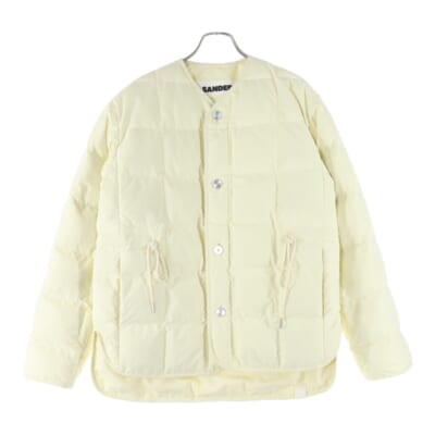 キルティング ノーカラー ライトダウンジャケット イエロー JPPT440394 Bランク