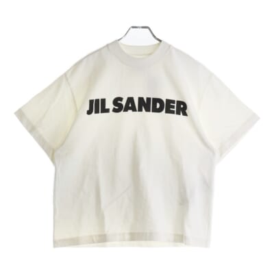 ドロップショルダー ロゴプリント Tシャツ 半袖カットソー ホワイト JSPS707050 Bランク