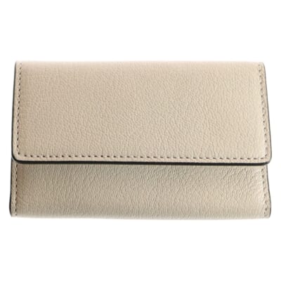 KEY CHAIN 6 RINGS 4ステッチ 6連 レザーキーケース アイボリー S55UA0026 Bランク