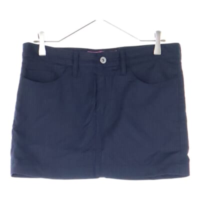 05AW ストライプ柄 ミニスカート レディース ネイビー UP-S004 AD2005 Bランク