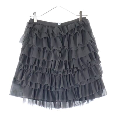 05SS BUT BEAUTIFUL2期 バット ビューティフル フリルミニスカート レディース ブラック 5S42-S1 Bランク