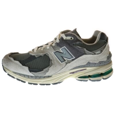 M2002RDA PROTECTION PACK RAIN CLOUD プロテクションパック レインクラウド スウェード ローカットスニーカー グレー US8/26cm Aランク