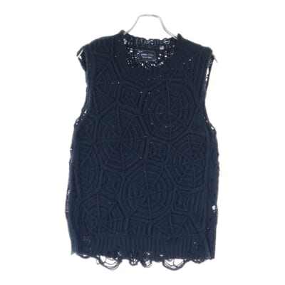 05SS エミリー期 ノースリーブ スパイダーニット ブラック Bランク