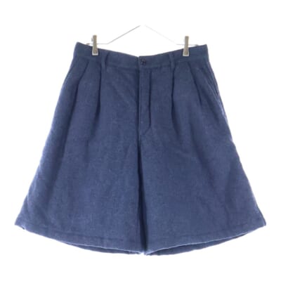 中綿 ウールショーツ ハーフパンツ ネイビー FH-P012 Bランク