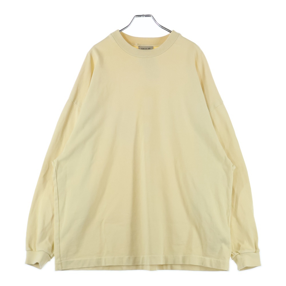 AIRBRUSH 8 SS TEE エアブラシ ビックシルエット オーバーサイズ クルーネック コットン 半袖Tシャツ カットソー イエロー Bランク