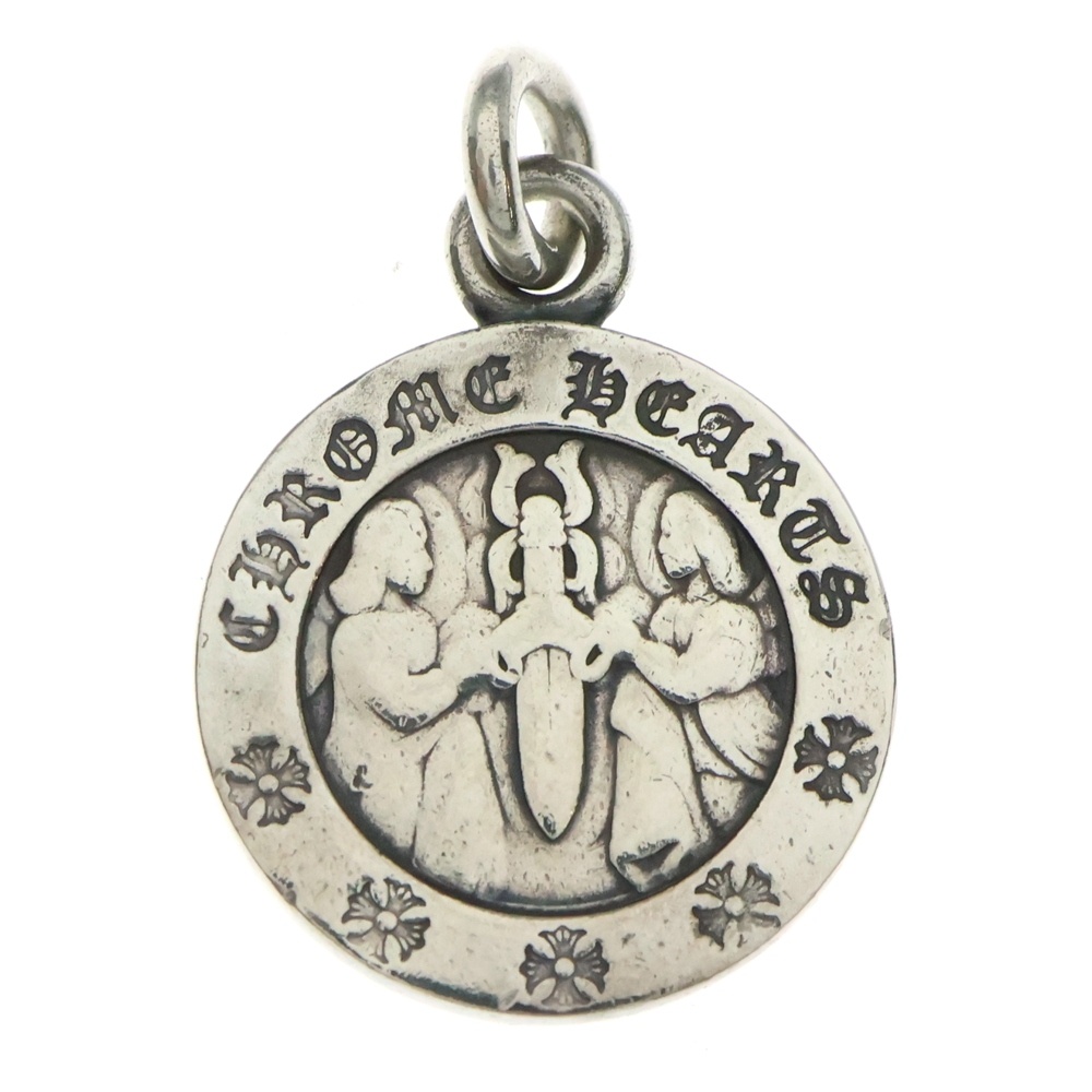 CHRM ANGL MDL V2 エンジェルメダルチャーム ペンダントトップ シルバーBCA229 Bランク