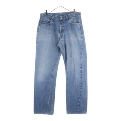 80S VINTAGE 1501-0117 ヴィンテージ スモールe ボタン裏無 ボタンフライ デニムパンツ インディゴ Bランク