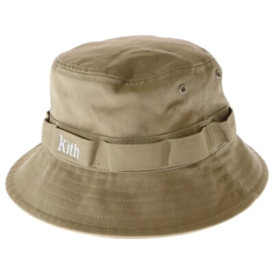 Multi-Loop Serif Bucket Hat マルチループ セリフバケットハット 帽子 ベージュ KHM050317 Aランク